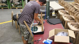 Upholstery department