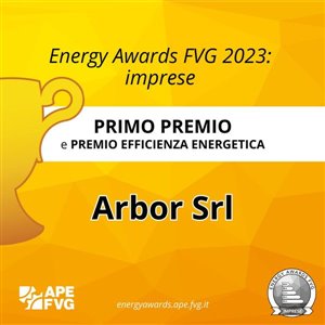 Energy Awards FSV 2023 - Primo premio e premio efficienza energetica